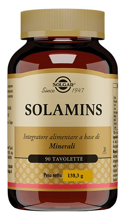 SOLGAR SOLAMINS 90 TAVOLETTE - maxifarmacia.it