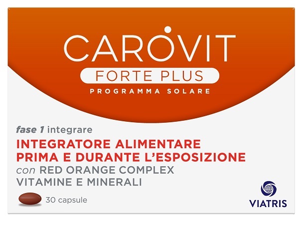 CAROVIT FORTE PLUS PROGRAMMA SOLARE 30 CAPSULE BL - maxifarmacia.it