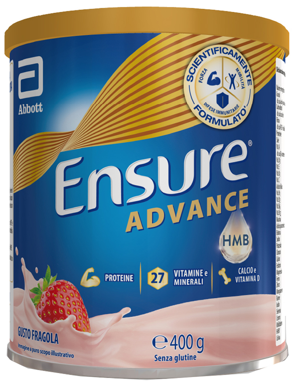 ENSURE ADVANCE FRAGOLA 400 G - maxifarmacia.it