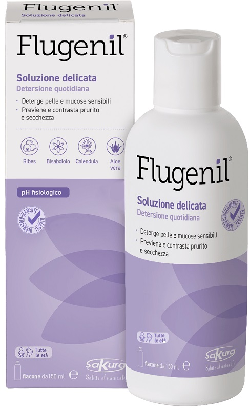 FLUGENIL SOLUZIONE INTIMA DELICATA 150 ML - maxifarmacia.it