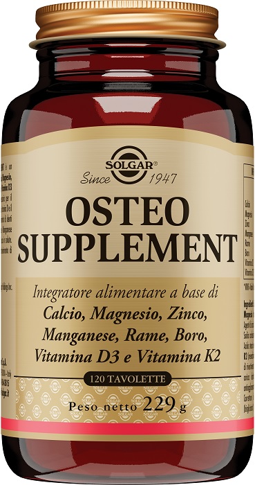SOLGAR OSTEO SUPPLEMENT 120 TAVOLETTE - maxifarmacia.it
