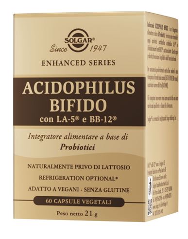 SOLGAR ACIDOPHILUS BIFIDO da 60 CAPSULE VEGETALI - maxifarmacia.it