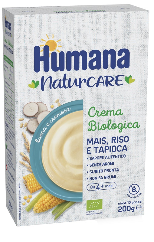 HUMANA CREMA MAIS RISO TAPIOCA BIO 200 G - maxifarmacia.it