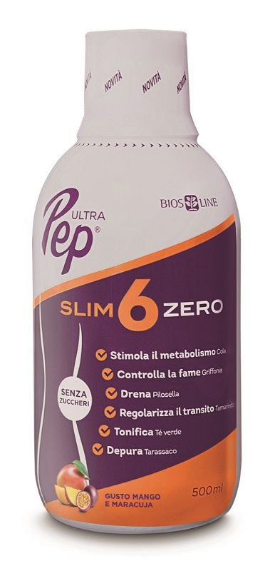 ULTRA PEP SLIM 6 ZERO MANGO E MARACUJA 500 ML - maxifarmacia.it