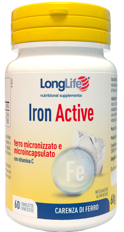 LONGLIFE IRON ACTIVE 60 TAVOLETTE RIVESTITE - maxifarmacia.it
