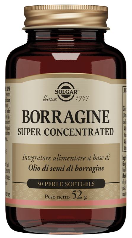 SOLGAR BORRAGINE SUPER CONCENTRATED 30 PERLE SOFTGEL - maxifarmacia.it