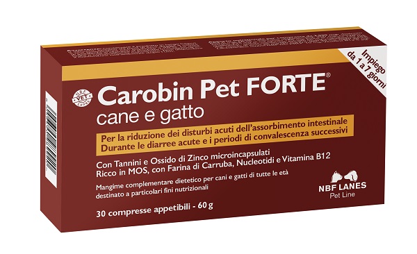 CAROBIN PET FORTE 30 COMPRESSE - maxifarmacia.it