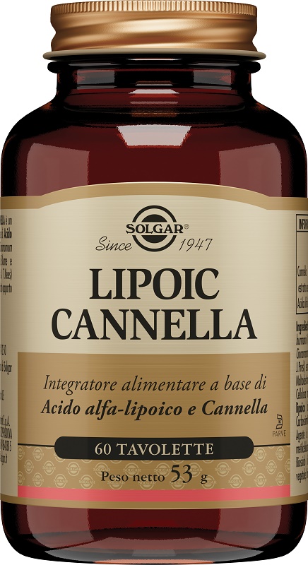LIPOIC CANNELLA 60 TAVOLETTE - maxifarmacia.it