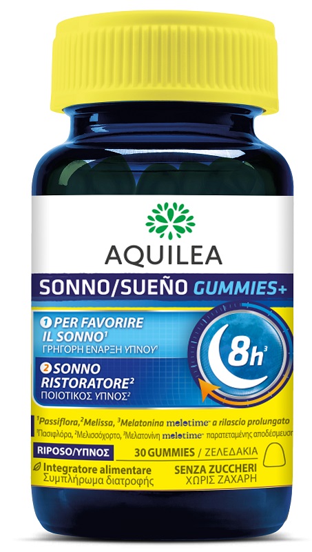 AQUILEA SONNO 30 GUMMIES CON EDULCORANTE - maxifarmacia.it