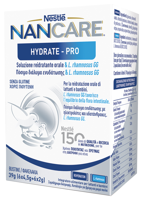 NESTLE' NANCARE HYDRATE PRO BUSTINE 6X4,5 G + 6X2 G - maxifarmacia.it