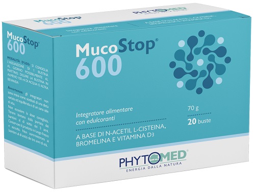 MUCOSTOP 600MG 20 BUSTINE - maxifarmacia.it