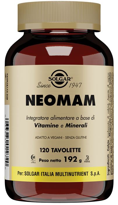 SOLGAR NEOMAM da 120 TAVOLETTE - maxifarmacia.it