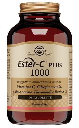 SOLGAR ESTER C PLUS 1000 da 90 TAVOLETTE - maxifarmacia.it