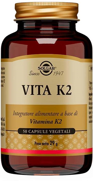 SOLGAR VITA K2 da 50 CAPSULE VEGETALI - maxifarmacia.it