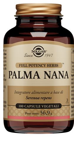 SOLGAR PALMA NANA 100 CAPSULE VEGETALI - maxifarmacia.it