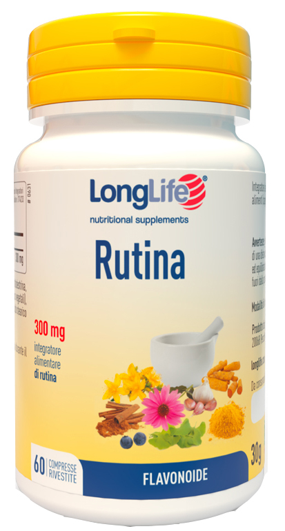 LONGLIFE RUTINA 300 MG 60 COMPRESSE RIVESTITE - maxifarmacia.it