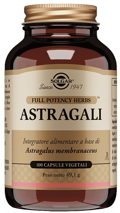 SOLGAR ASTRAGALI 100 CAPSULE VEGETALI - maxifarmacia.it