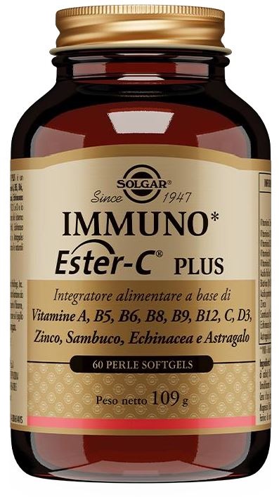 SOLGAR IMMUNO ESTER-C PLUS 60 PERLE - maxifarmacia.it