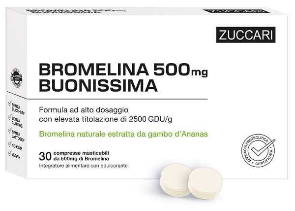 BROMELINA 500 BUONISSIMA 30 COMPRESSE - maxifarmacia.it