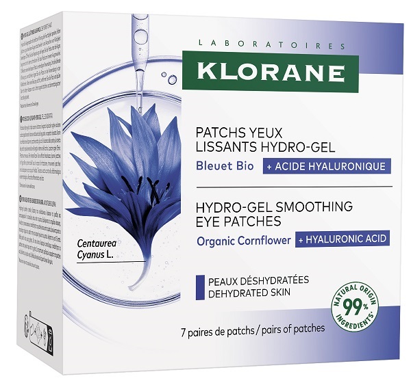 KLORANE BLEUET PATCH OCCHI LEV HYDRO-GEL 7 PEZZI DA 2 PATCH - maxifarmacia.it