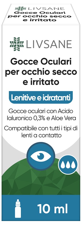 GOCCE OCULARI OCCHIO SECCO E IRRITATO LIVSANE 10 ML - maxifarmacia.it