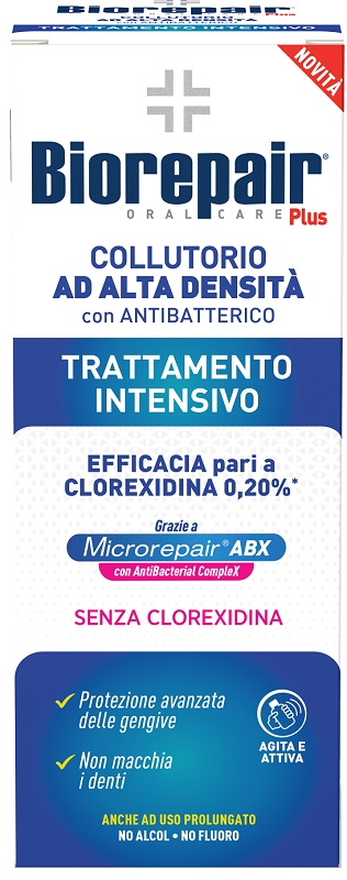 BIOREPAIR PLUS COLLUTORIO ALTA DENSITA' ANTIBATTERICO ABX 250 ML - maxifarmacia.it