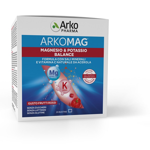 ARKOMAG MAGNESIO & POTASSIO BALANCE 24 BUSTINE - maxifarmacia.it