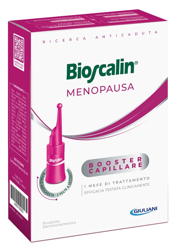 BIOSCALIN MENOPAUSA BOOSTER CAPILLARE 8 FIALE - maxifarmacia.it
