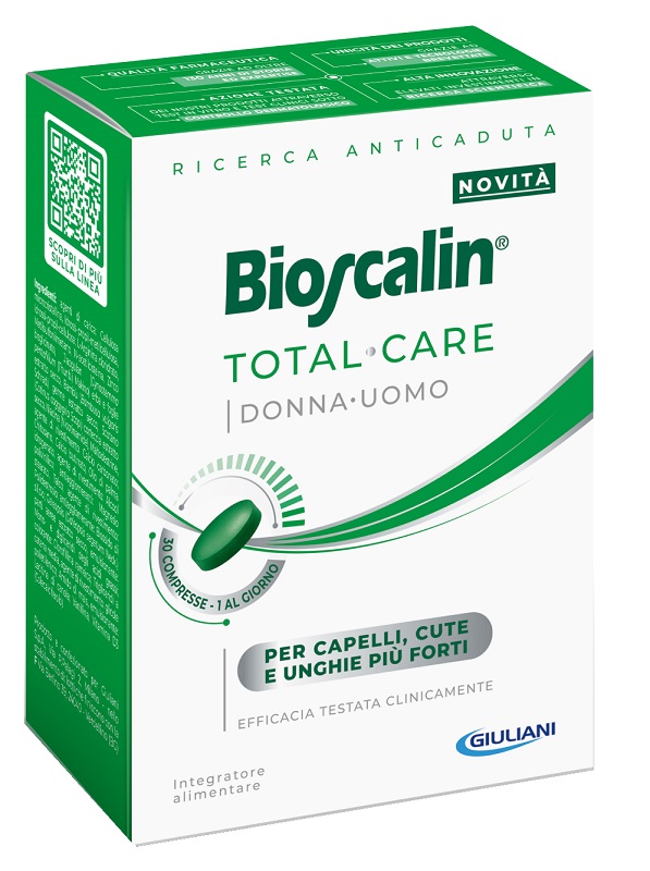 BIOSCALIN TOTAL CARE DONNA-UOMO 30 COMPRESSE - maxifarmacia.it