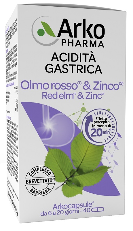 ARKOCPS OLMO ROSSO & ZINCO 40 CAPSULE - maxifarmacia.it