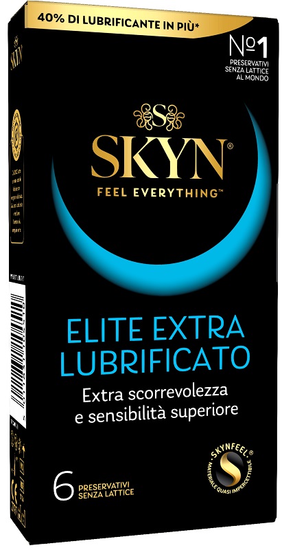 PROFILATTICO SKYN ELITE EXTRA LUBRIFICATO 6 PEZZI - maxifarmacia.it