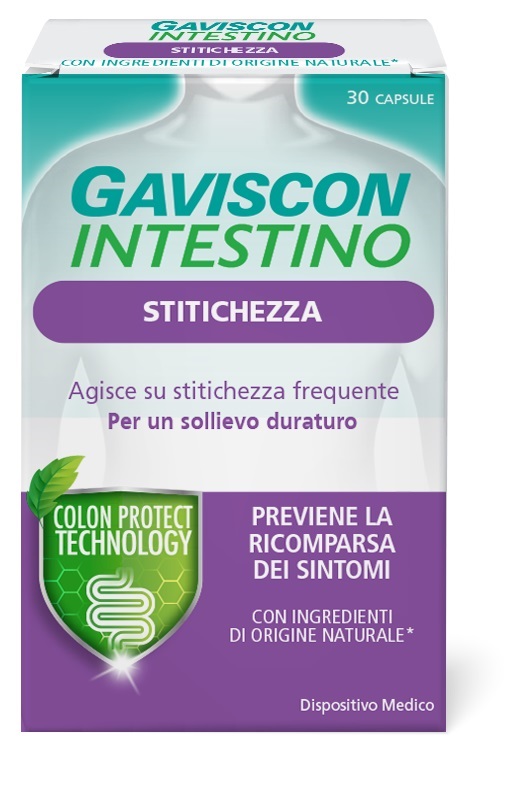 GAVISCON INTESTINO STITICHEZZA 30 CAPSULE - maxifarmacia.it