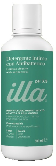ILLA DETERGENTE INTIMO ANTIBATTERICO PH 3,5 500 ML - maxifarmacia.it