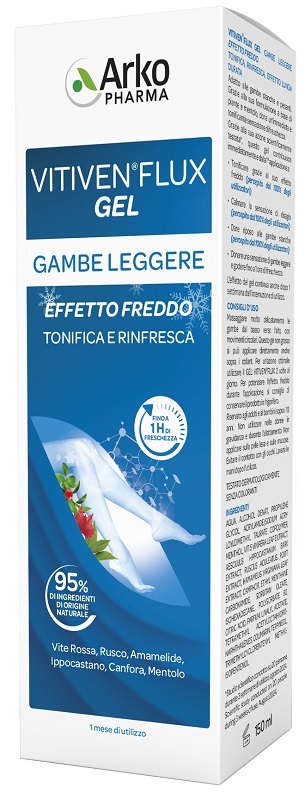 VITIVEN FLUX GEL EFFETTO FREDDO 150 ML - maxifarmacia.it