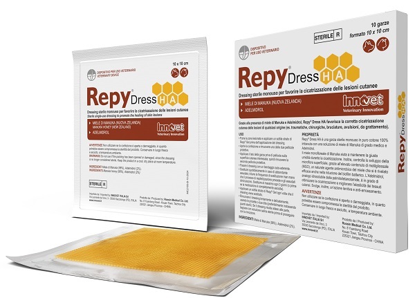 REPY DRESS HA GARZE 10X10 CM 10 PEZZI - maxifarmacia.it