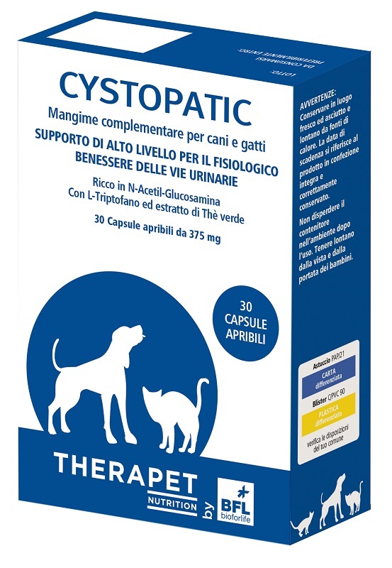 CYSTOPATIC THERAPET 30 CAPSULE - maxifarmacia.it
