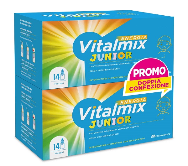 VITALMIX ENERGIA JUNIOR 14 FLACONCINI BIPACK - maxifarmacia.it