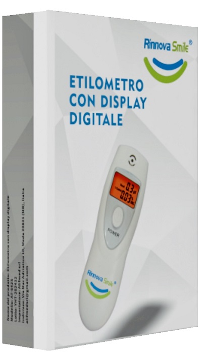RINNOVA SMILE ETILOMETRO DISPLAY DIGITALE - maxifarmacia.it