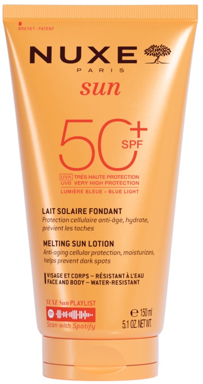 NUXE SUN LATTE SOLARE ANTI-ETA' VISO&CORPO SPF50+ 150 ML - maxifarmacia.it