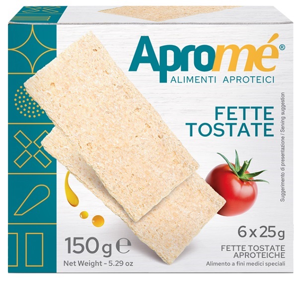 APROME' FETTE TOSTATE 6 PORZIONI DA 25 G - maxifarmacia.it