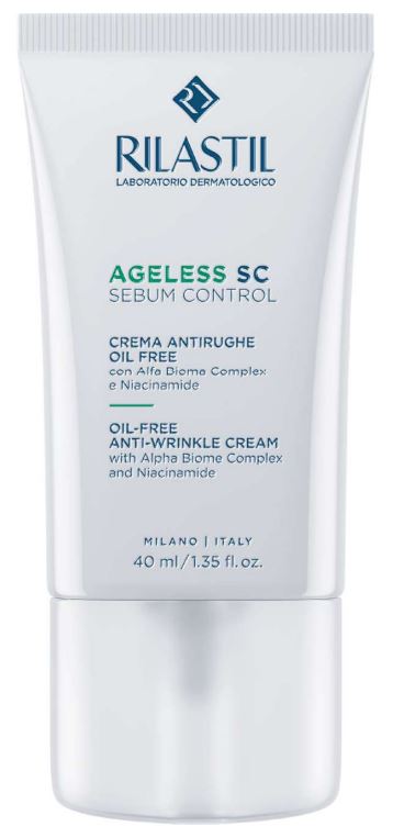 RILASTIL AGELESS SC SEBUM CONTROL CREMA ANTIRUGHE OIL FREE 40 ML - maxifarmacia.it