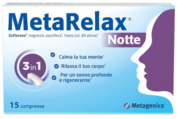 METARELAX NOTTE 15 COMPRESSE - maxifarmacia.it