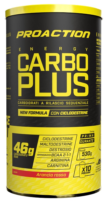 PROACTION CARBO PLUS ARANCIA ROSSA 530 G - maxifarmacia.it