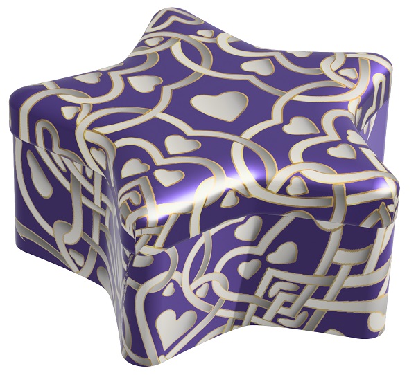 COLORS CANDELA STELLA VIOLA/ARGENTO 95 G - maxifarmacia.it