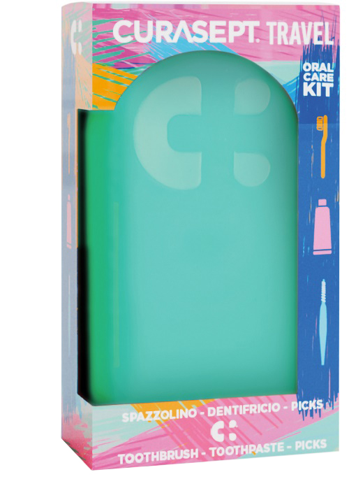 CURASEPT TRAVEL ORAL CARE KIT GREEN - maxifarmacia.it