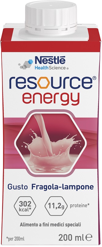 RESOURCE ENERGY FRAGOLA-LAMPONE 200 ML - maxifarmacia.it