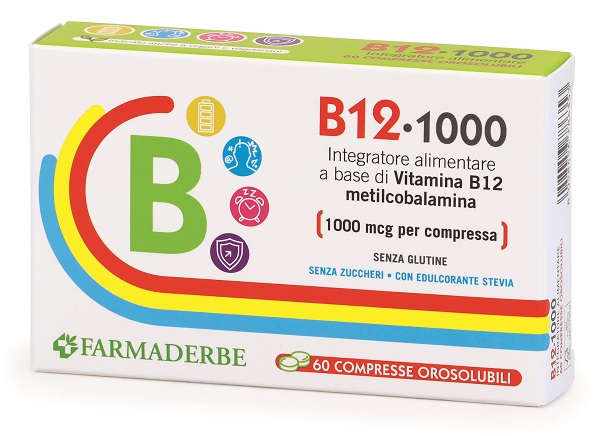 B12 1000 60 COMPRESSE OROSOLUBILI DA 0,2 G - maxifarmacia.it