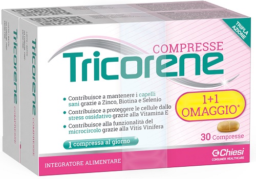 TRICORENE 30 COMPRESSE BIPACCO 1+1 OMAGGIO - maxifarmacia.it