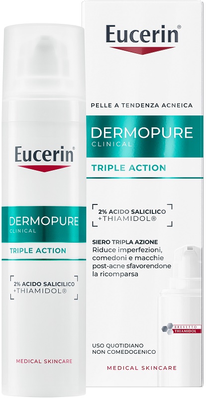 EUCERIN DERMOPURE CLINICAL SIERO TRIPLA AZIONE 40 ML - maxifarmacia.it