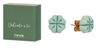 THUN ORECCHINI QUADRIFOGLIO CERAMICA - maxifarmacia.it